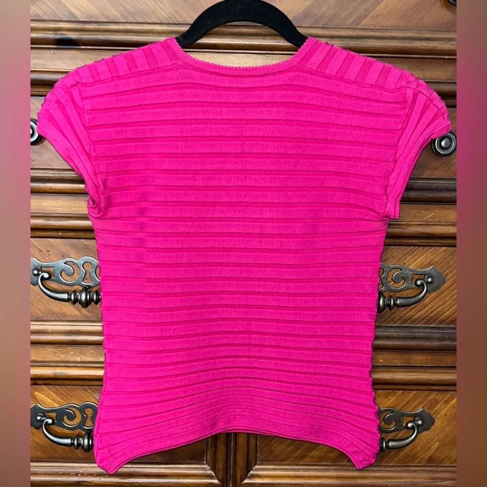 Vintage Marc D’alcy 78% Silk Cropped Sweater 16-18” P2P - Picture 2 of 6